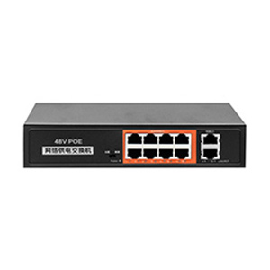8 100Mbps Ports + 2 100Mbps POE Switch